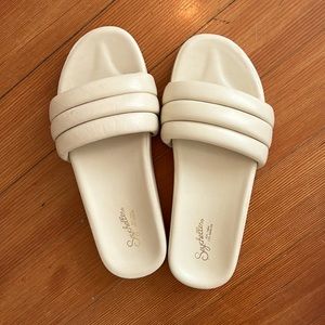 Seychelles Slides Size 9 Cream Off White - Never Worn!